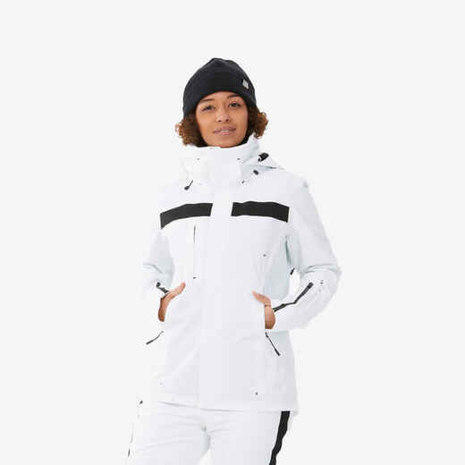 
      900 Women’s ventilated ski jacket for freedom of movement - white
  