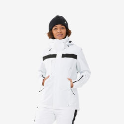 Geventileerde dames ski-jas die veel bewegingsvrijheid biedt 900 wit