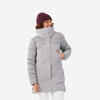 Sieviešu gara, silta slēpošanas jaka “500”, gaiši pelēka