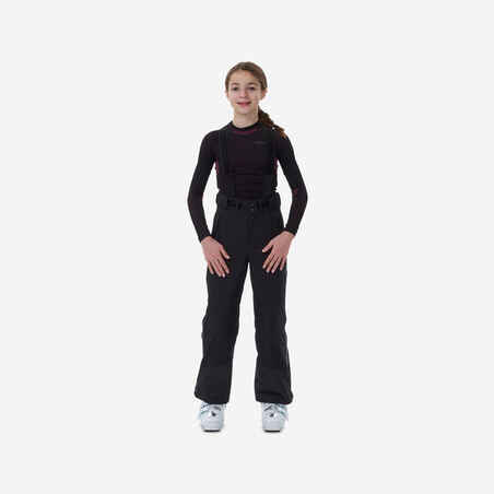 KID'S SKI RACING WARM OVERTROUSERS 980 BLACK