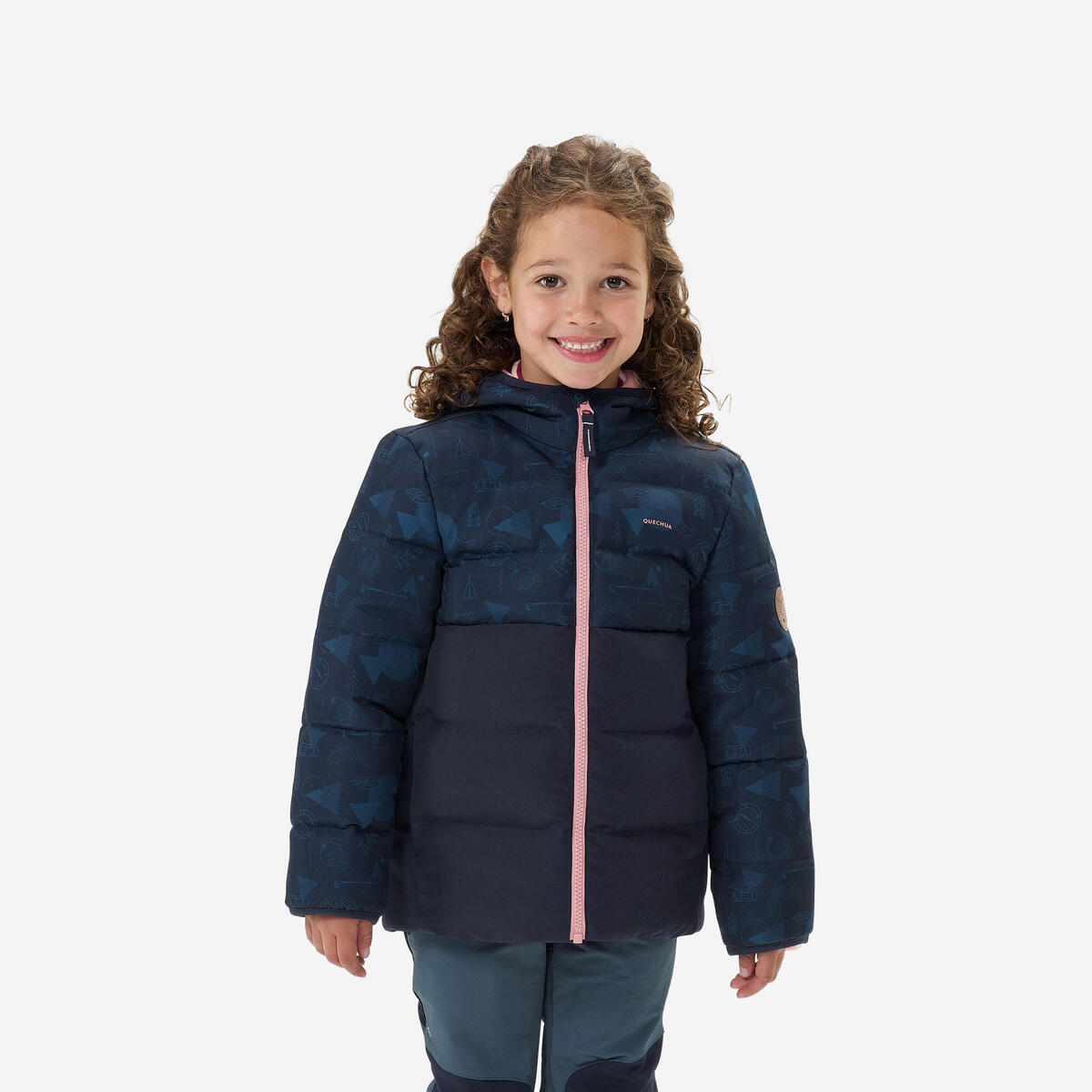 Doudoune de randonnée bleu marine - enfant 2-6 ans