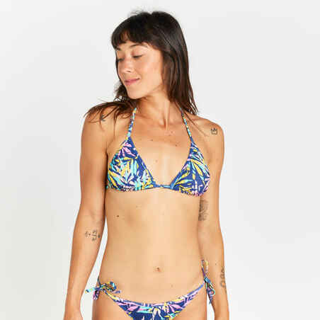 Women's Triangle Bikini Top - Mae Cuty Blue