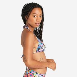 Haut de maillot de bain triangle femme - mae cuty bleu