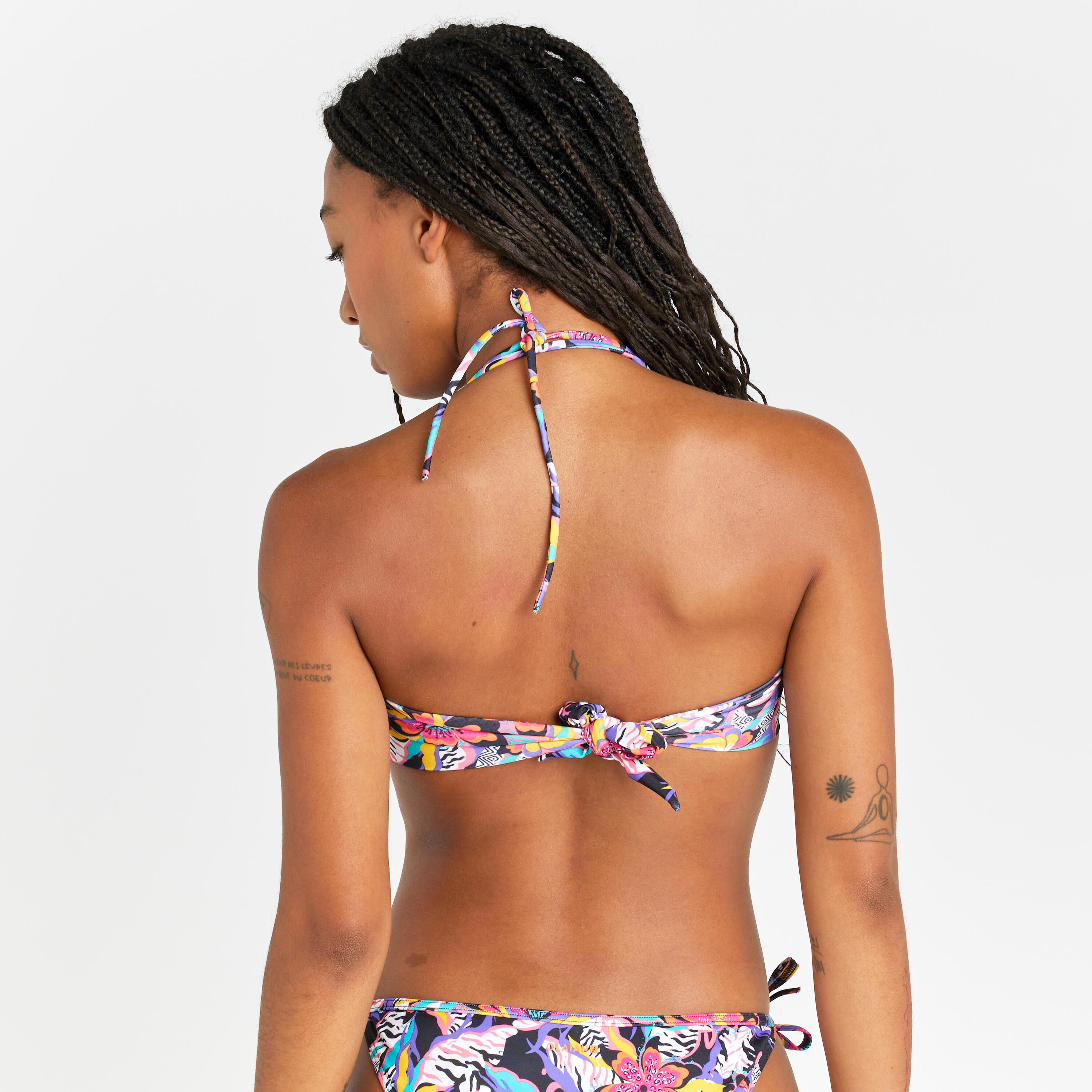 Costume fascia donna BIBI rosa 3/6
