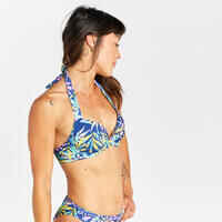 Women's push-up swimsuit top - Elena cuty blue