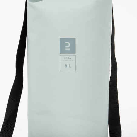 Neperšlampantis krepšys, 5l, IPX4 apsauga, rusvai žalsvas
