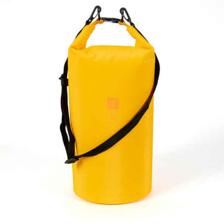 Neperšlampantis krepšys, 20 L, IPX4, geltonas