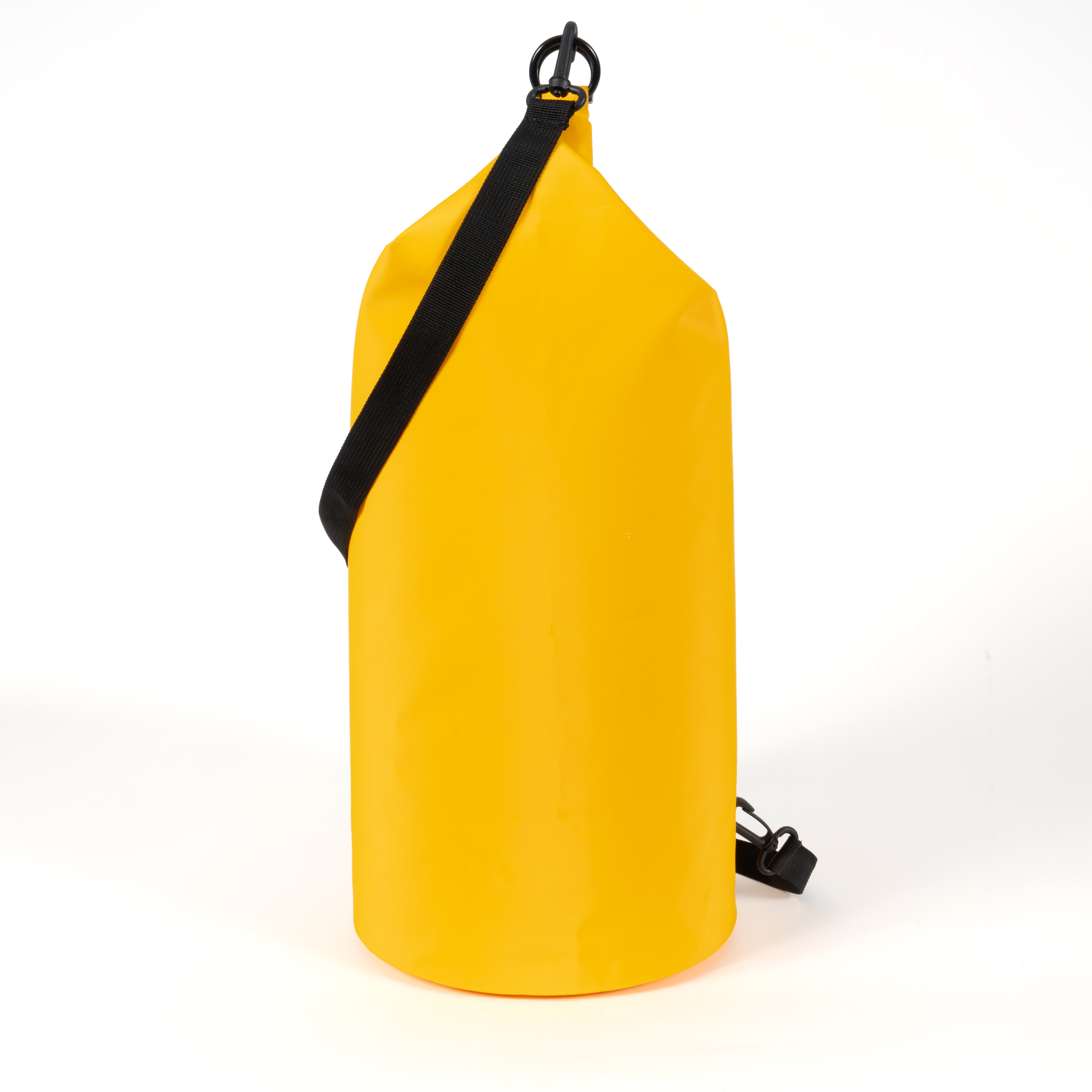 Sac Étanche Jaune 20x32 Cm - PVC, Bandoulière Réglable, Pour Natation, Plage, Sports Nautiques, Randonnée (Homme/Femme)