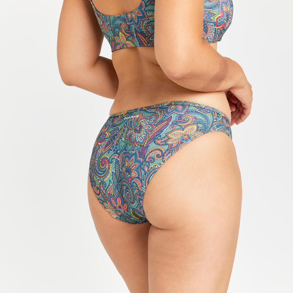 Panty de bikini de surf blanco para mujer Nina