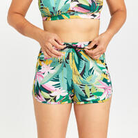 Short de bain Femme - Tini tropical vert