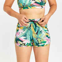 Women's Swim Shorts - Tini Tropical Green