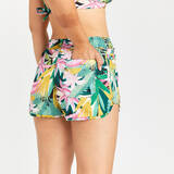 Women's Swim Shorts - Tini Tropical Green