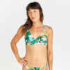 Sieviešu bikini augšdaļa “Bea Tropical”, zaļš