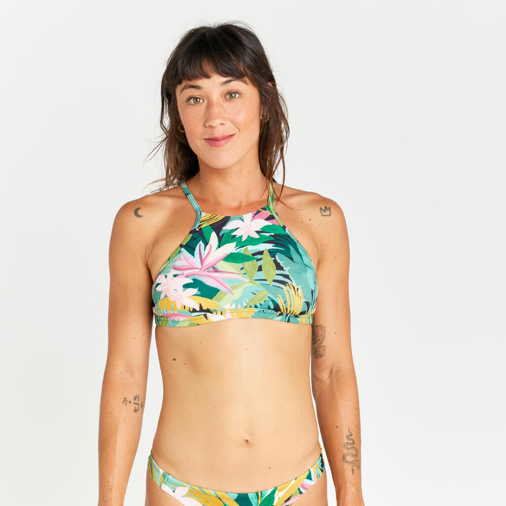 Bikini-Oberteil Damen Bustier Andrea schwarz/weiß