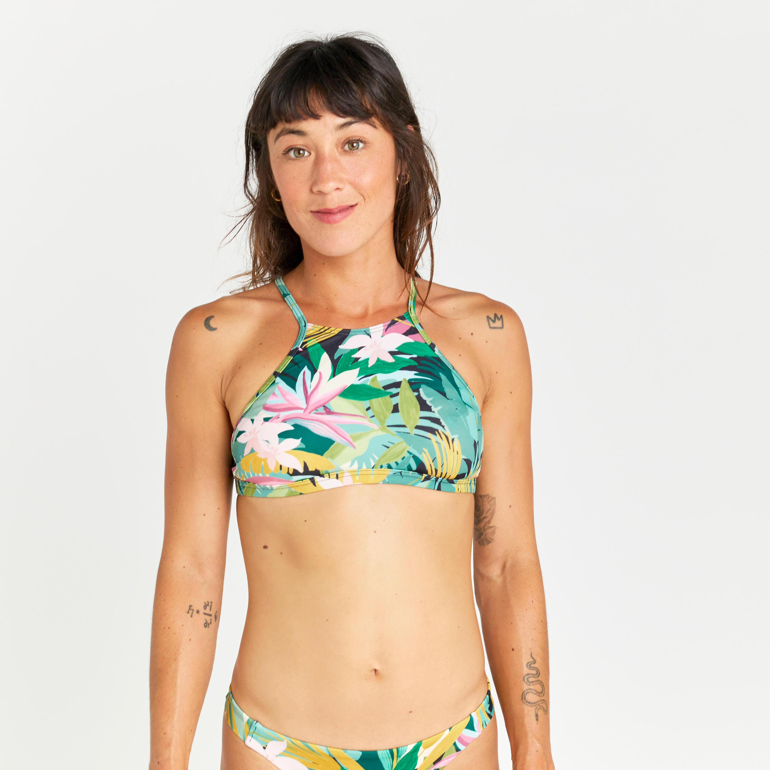 Bikinitop voor dames Andrea tropical groen 3/6