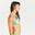 Costume top incrociato donna TROPICAL verde