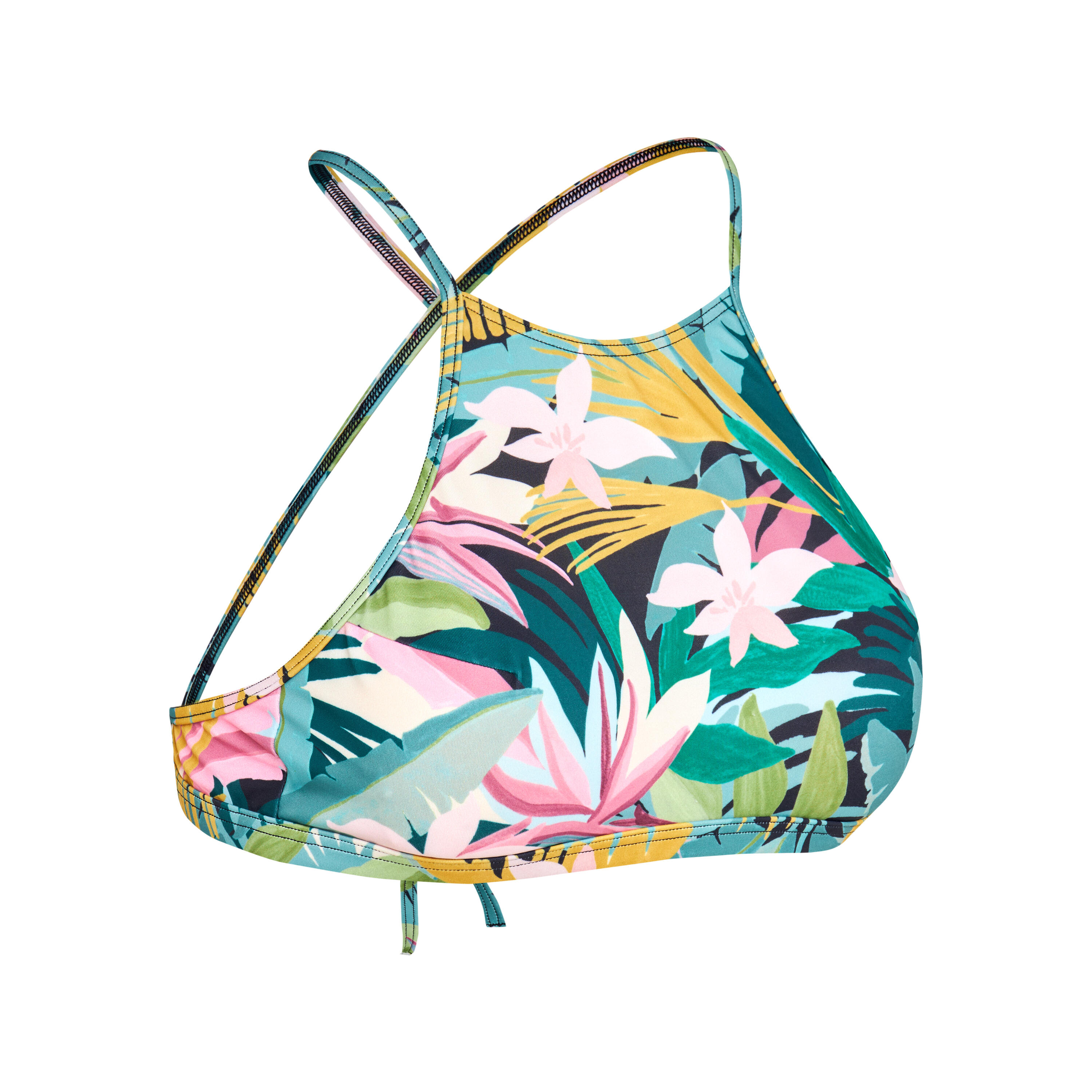 Bikinitop hoge hals