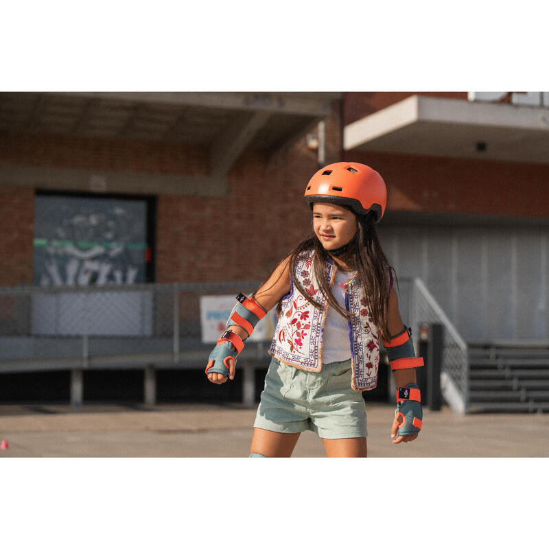 Conjunto 3x2 protecciones roller patinete skate niños PLAY Caktus