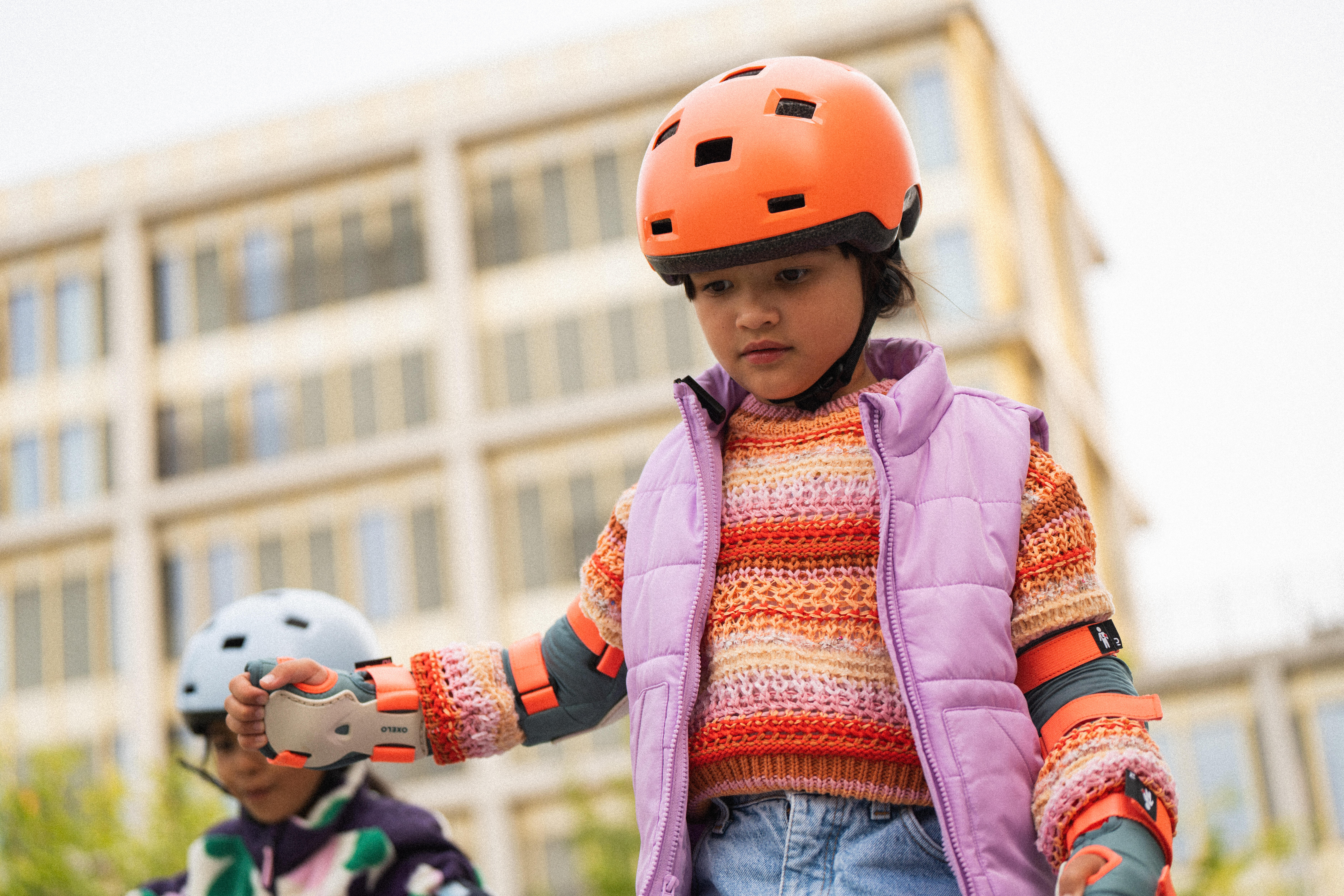 Kids' 3x2 Inline Skating/Scootering Protective Equipment - Play - OXELO