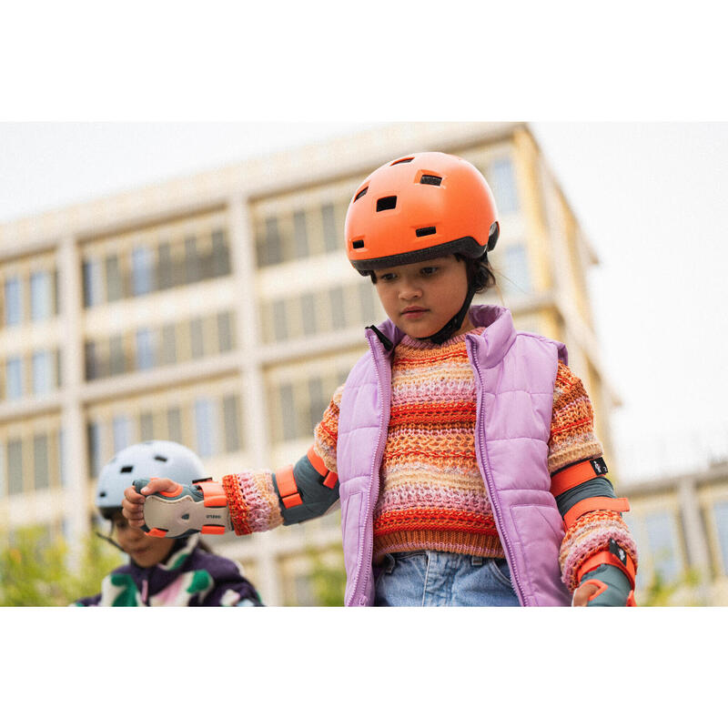 Set 3x2 kinderbeschermers voor rolschaatsen, steppen en skaten Play cactus