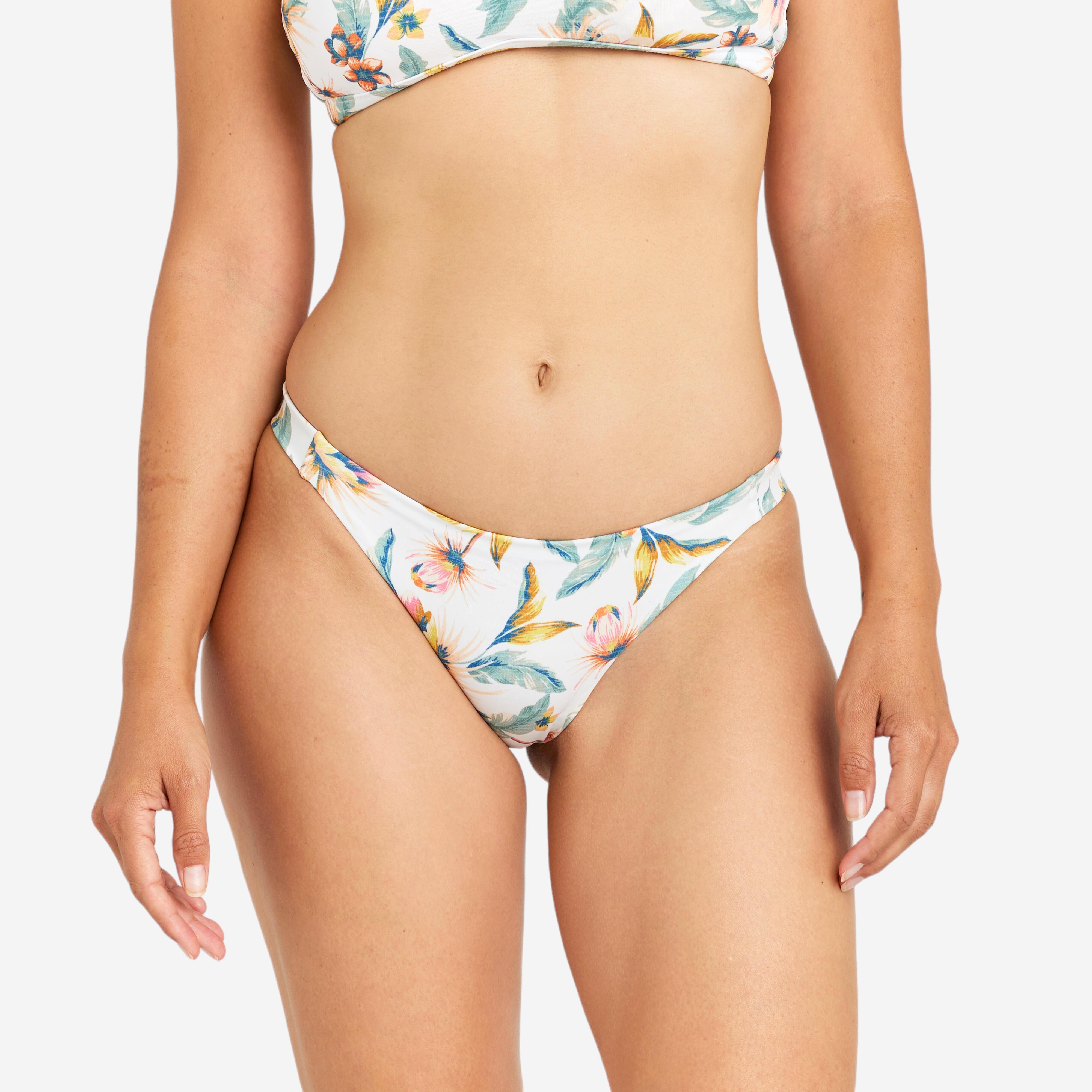 Women's briefs swimsuit bottoms - Aly belly white