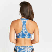 Women's bralette swimsuit top - Ana palmer blue