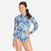 Women's one-piece long sleeve swimsuit - Dani Palmer blue