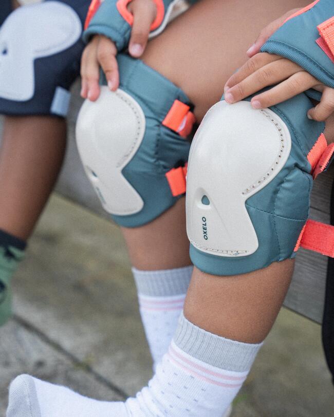 PROTEÇÕES PARA PATINS/TROTINETE/SKATE CRIANÇA CONJUNTO DE 6