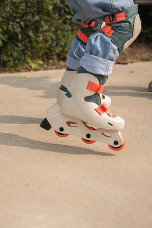 Kids' Inline Skates 9/11 Learn 100 - Beige