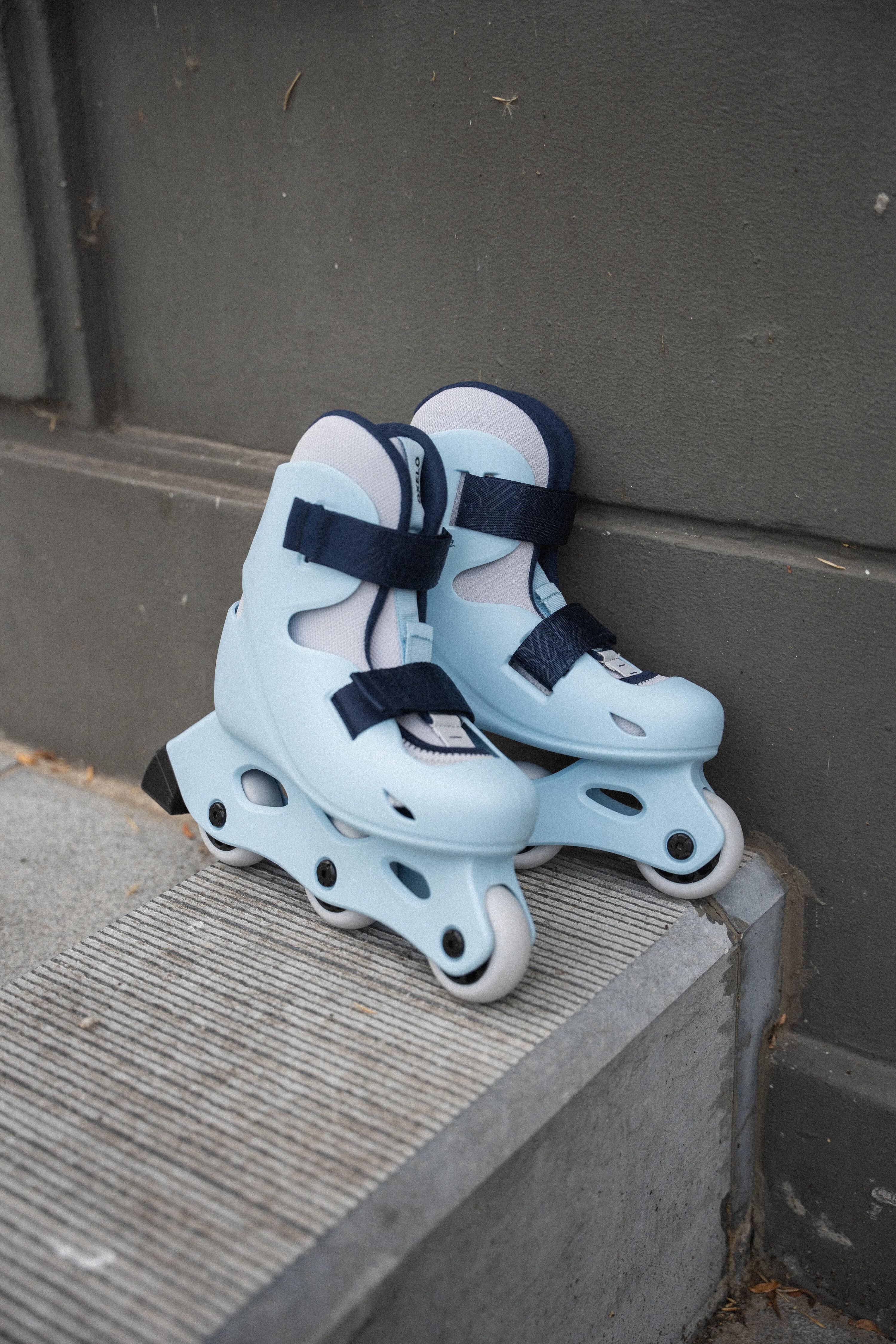 PATINES EN LÍNEA NIÑOS LEARN 100 AZUL tallas 28/34 24/25