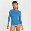 Women's Anti-UV Long-Sleeved T-shirt - 900 Palmer Blue