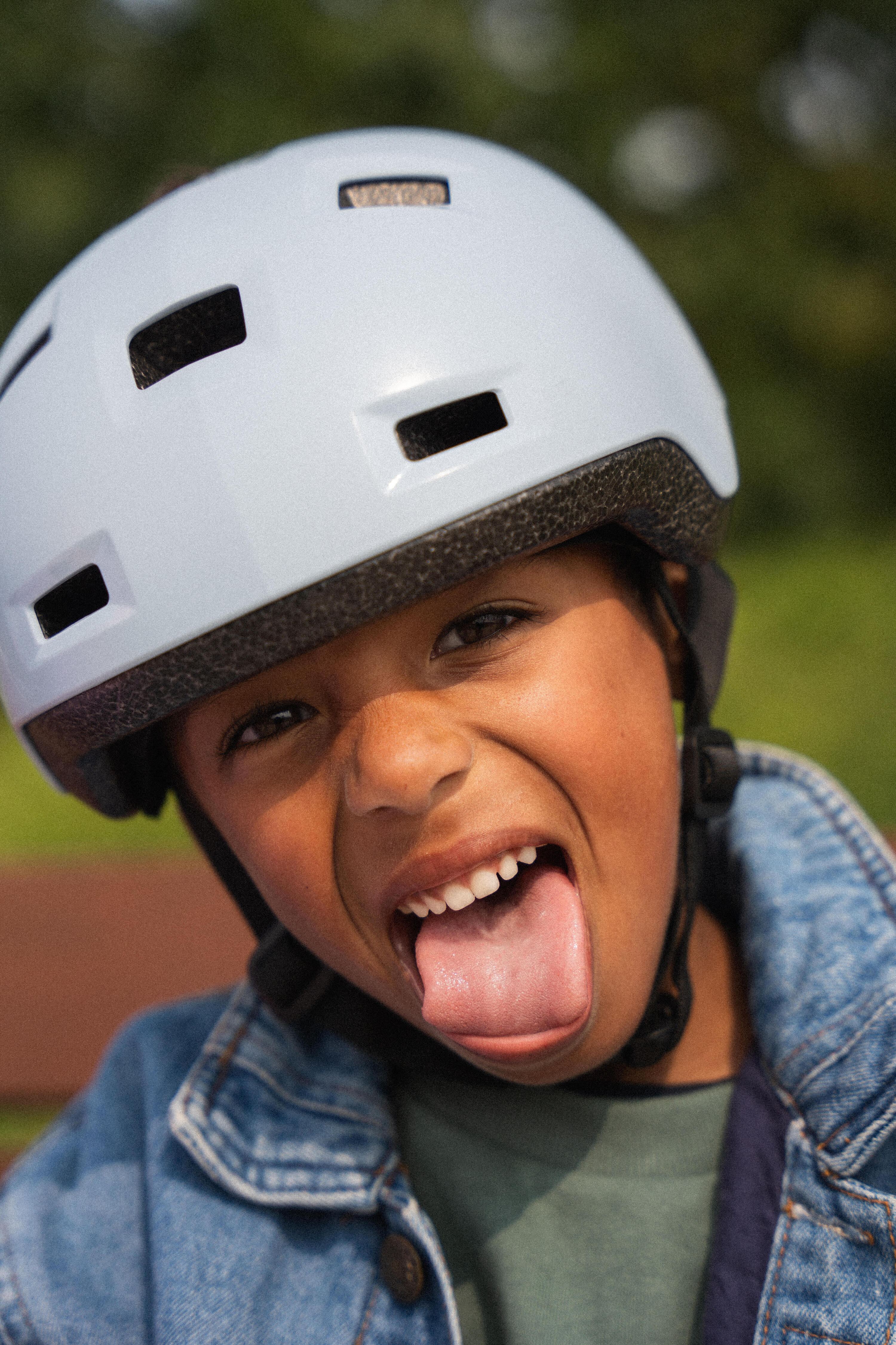 Casque pour planche et trottinette enfant - B 100 bleu 12/13
