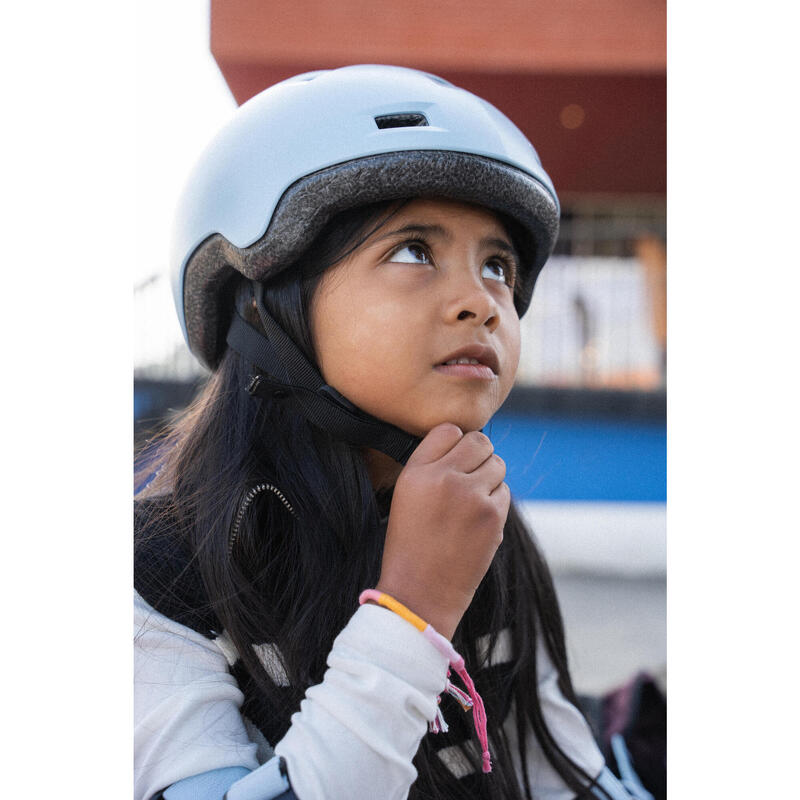 Cască copii role skateboard trotinetă bicicletă B100 albastru