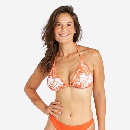 Bikini-Oberteil Triangel Damen - Mae Borneo orange
