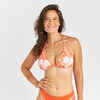 Women's triangle swimsuit top - Mae borneo orange