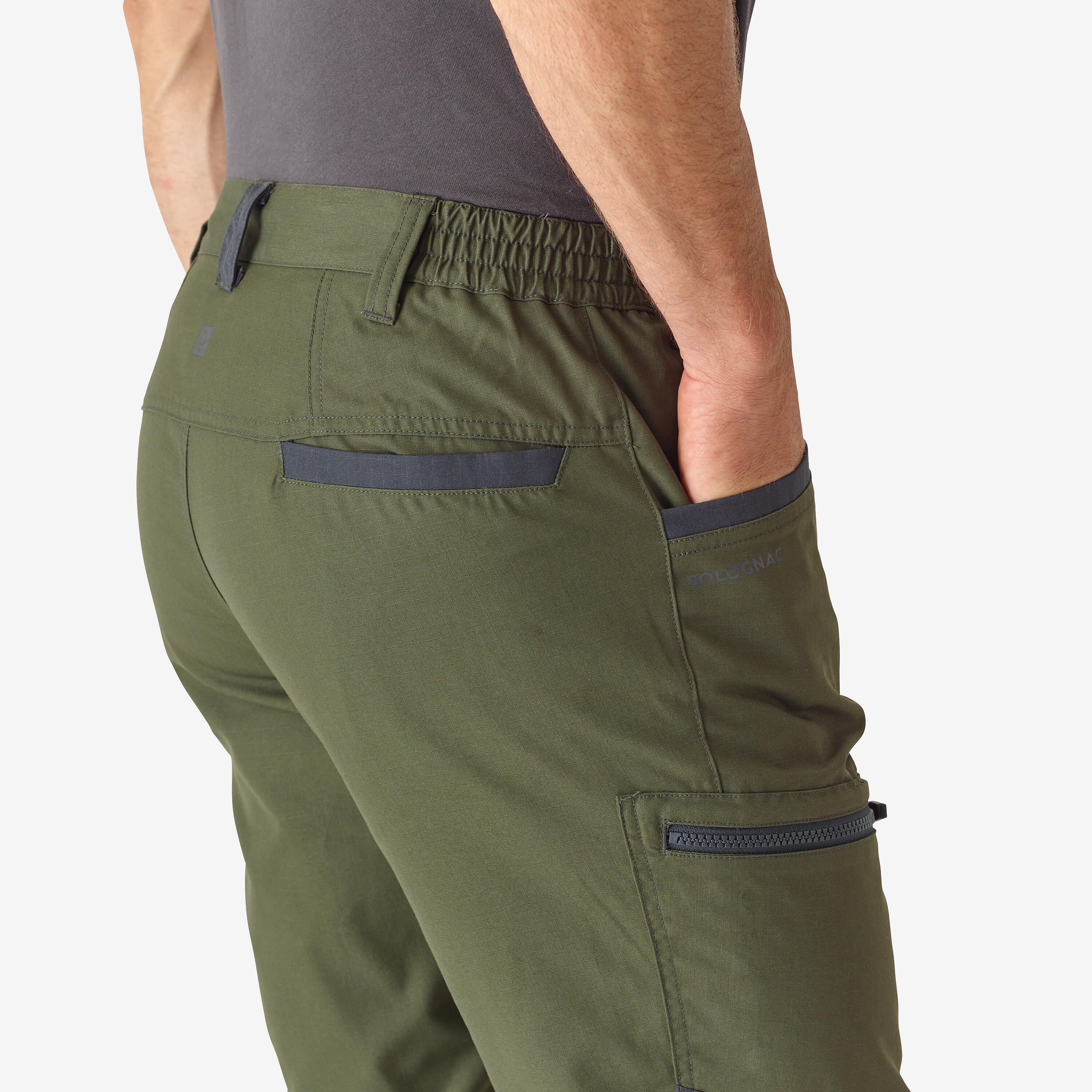 Pantalon cargo - Steppe 540 vert - SOLOGNAC