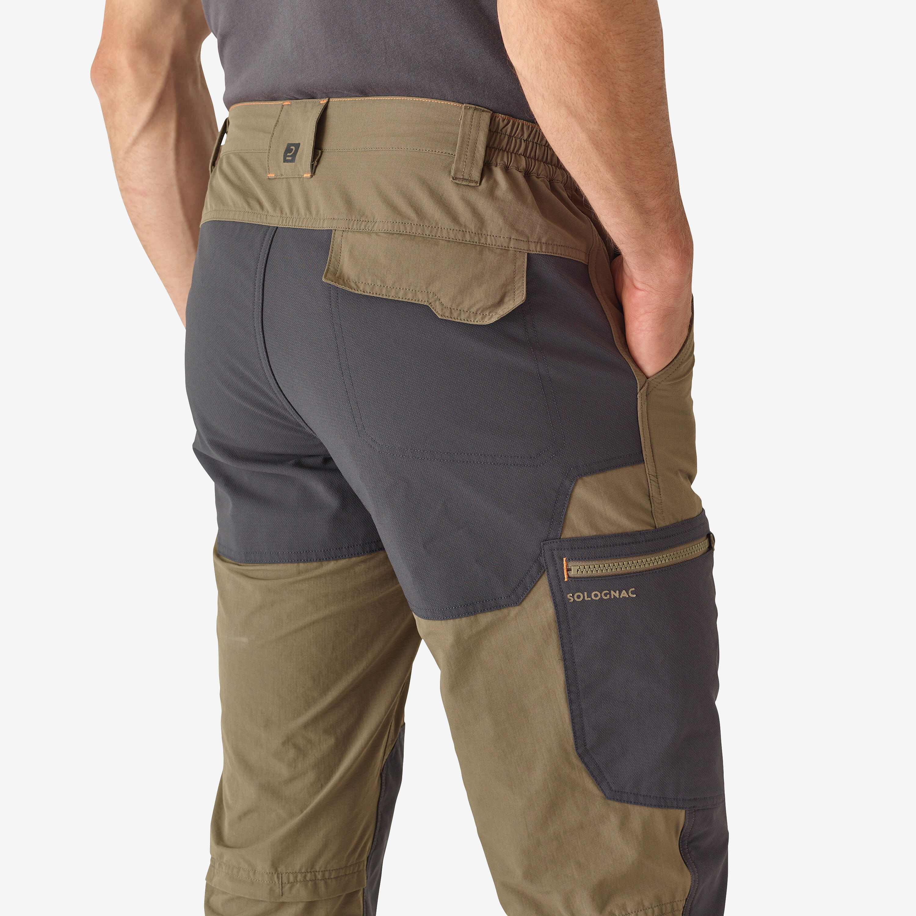 Pantalon respirant et résistant - 520 marron - SOLOGNAC