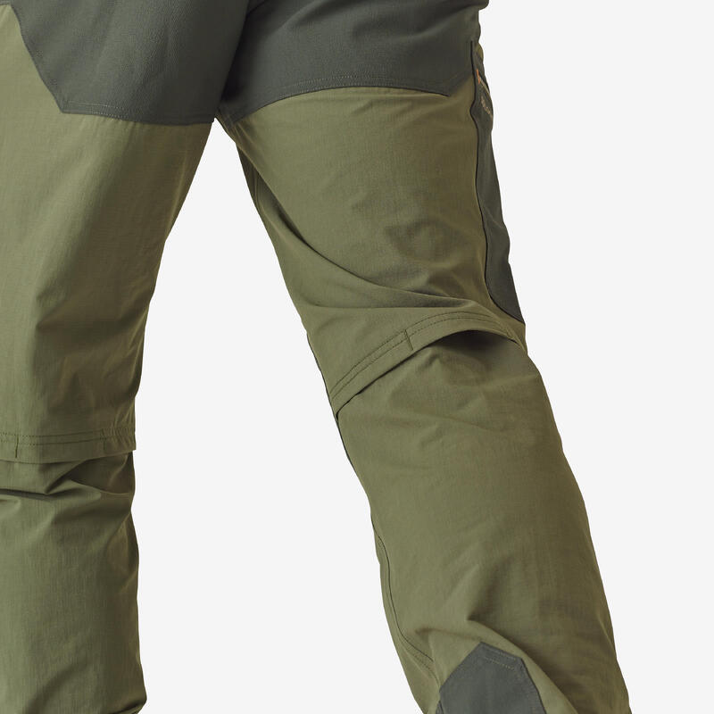 Pantalón De Caza Hombre Solognac 520 Verde Ligero Transpirable Resistente
