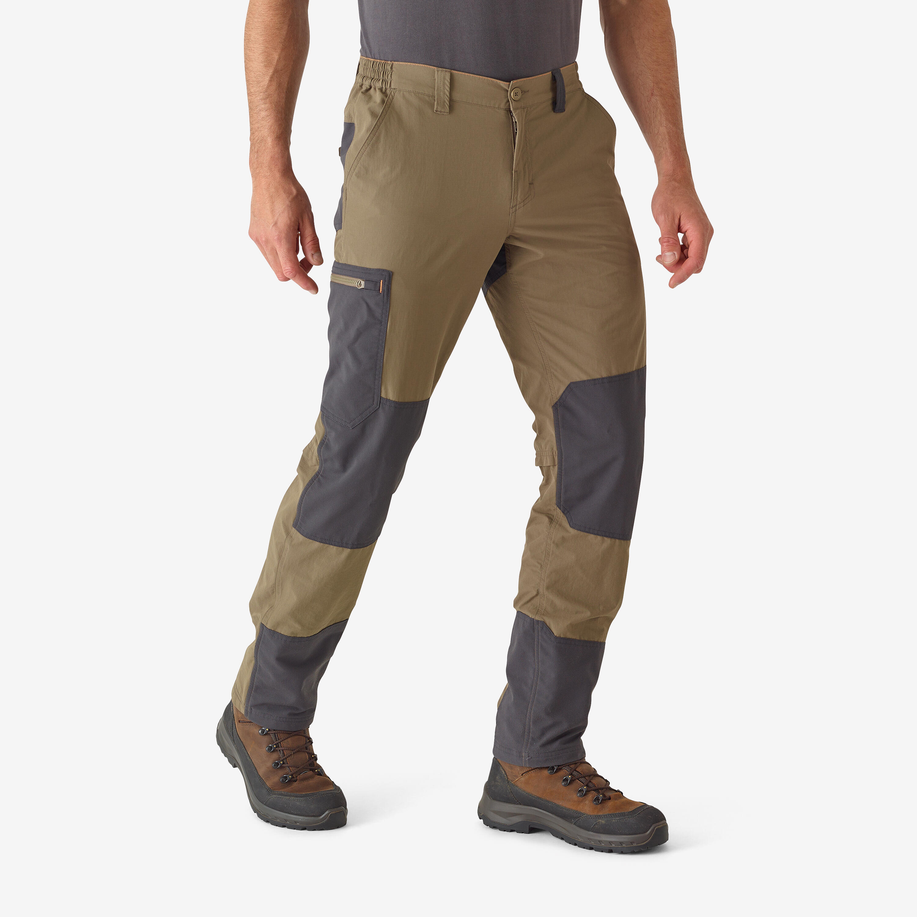Breathable and Durable Pants - 520 Brown - SOLOGNAC