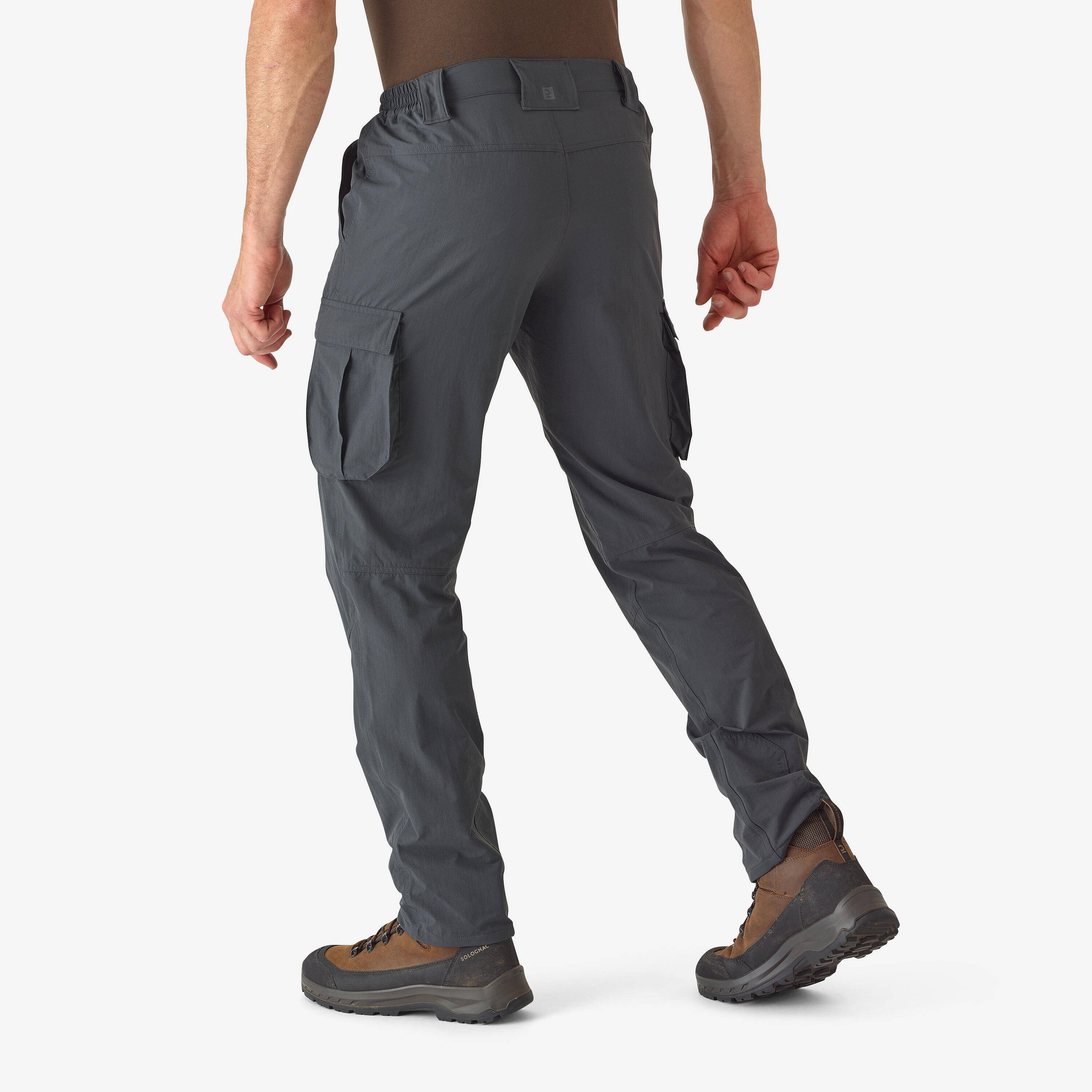 Men Breathable Lightweight Cargo Trousers Pants SG-500 - Grey -  3