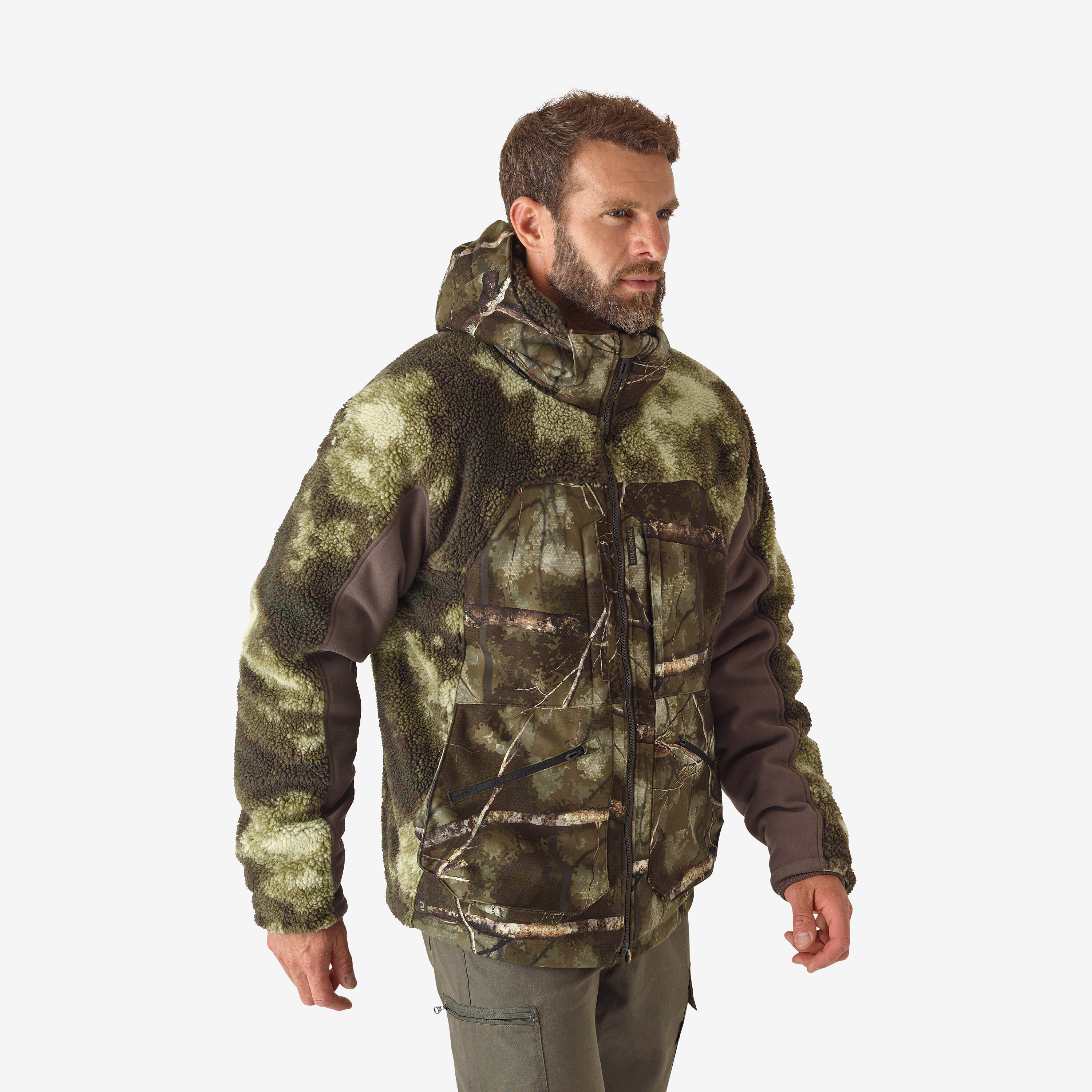 SOLOGNAC WARM JACKET SILENT 900 TREEMETIC