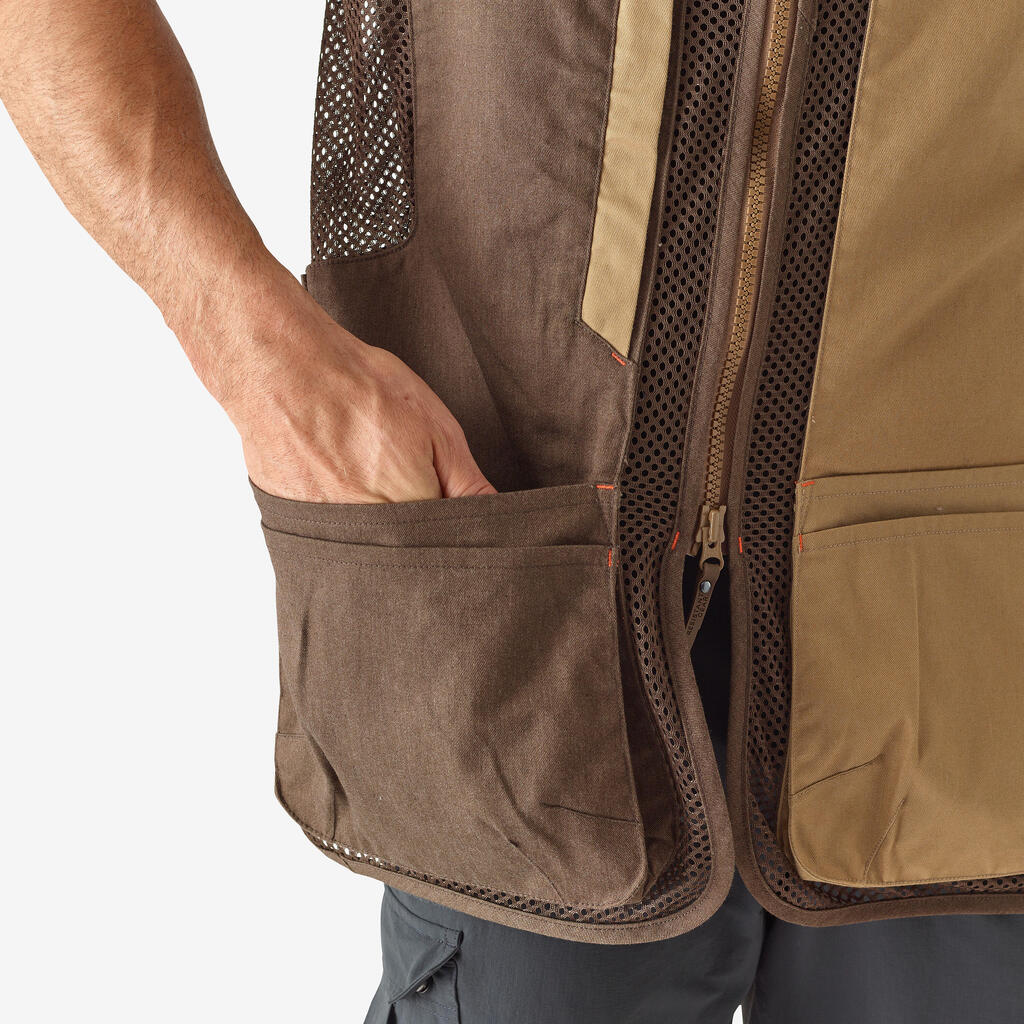 CLAY SHOOTING 500 JACKET BROWN
