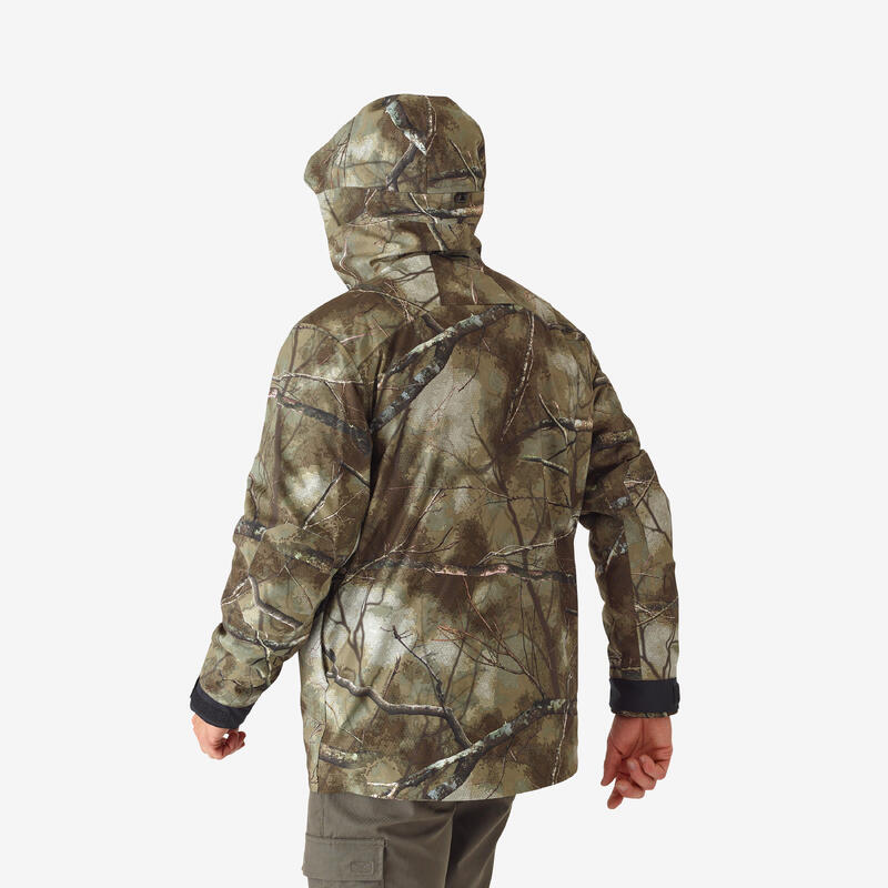 Chaqueta Caza Solognac 900 Calida 3 En 1 Impermeable Silenciosa Camuflaje