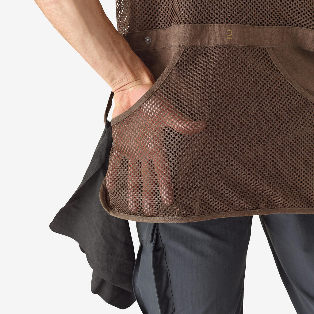 CLAY SHOOTING 500 JACKET BROWN