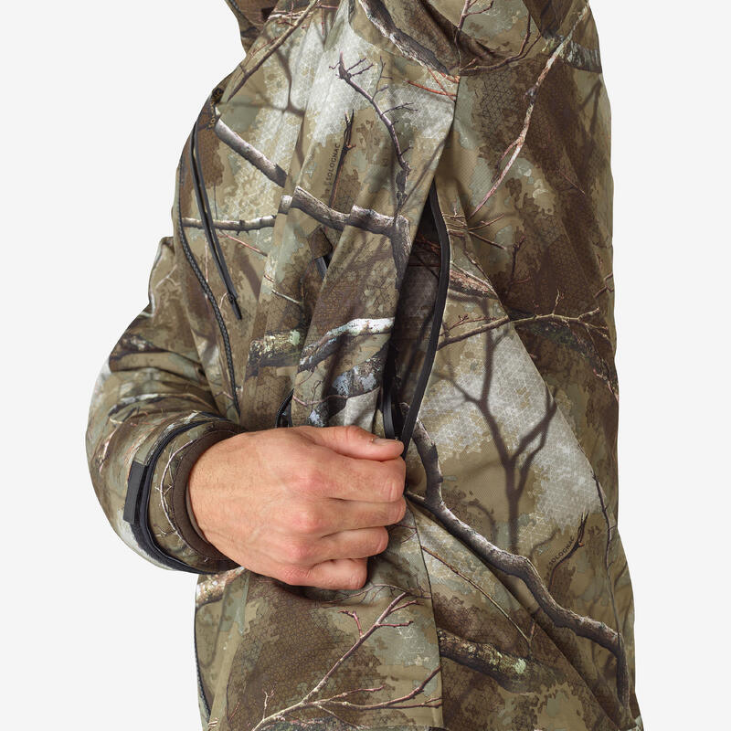 Chaqueta Caza Solognac 900 Calida 3 En 1 Impermeable Silenciosa Camuflaje