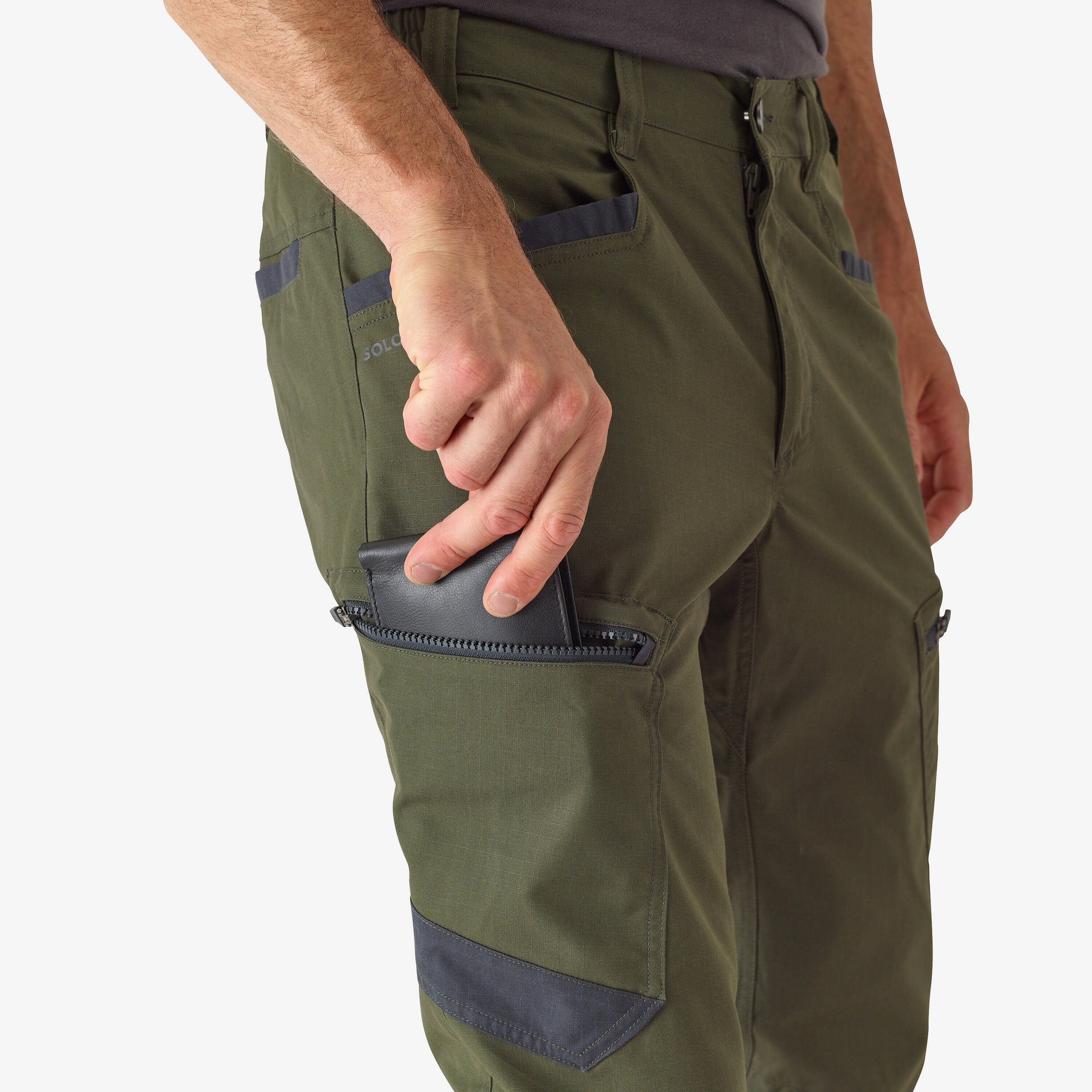 CARGO STEPPE 540 TROUSERS GREEN -  3