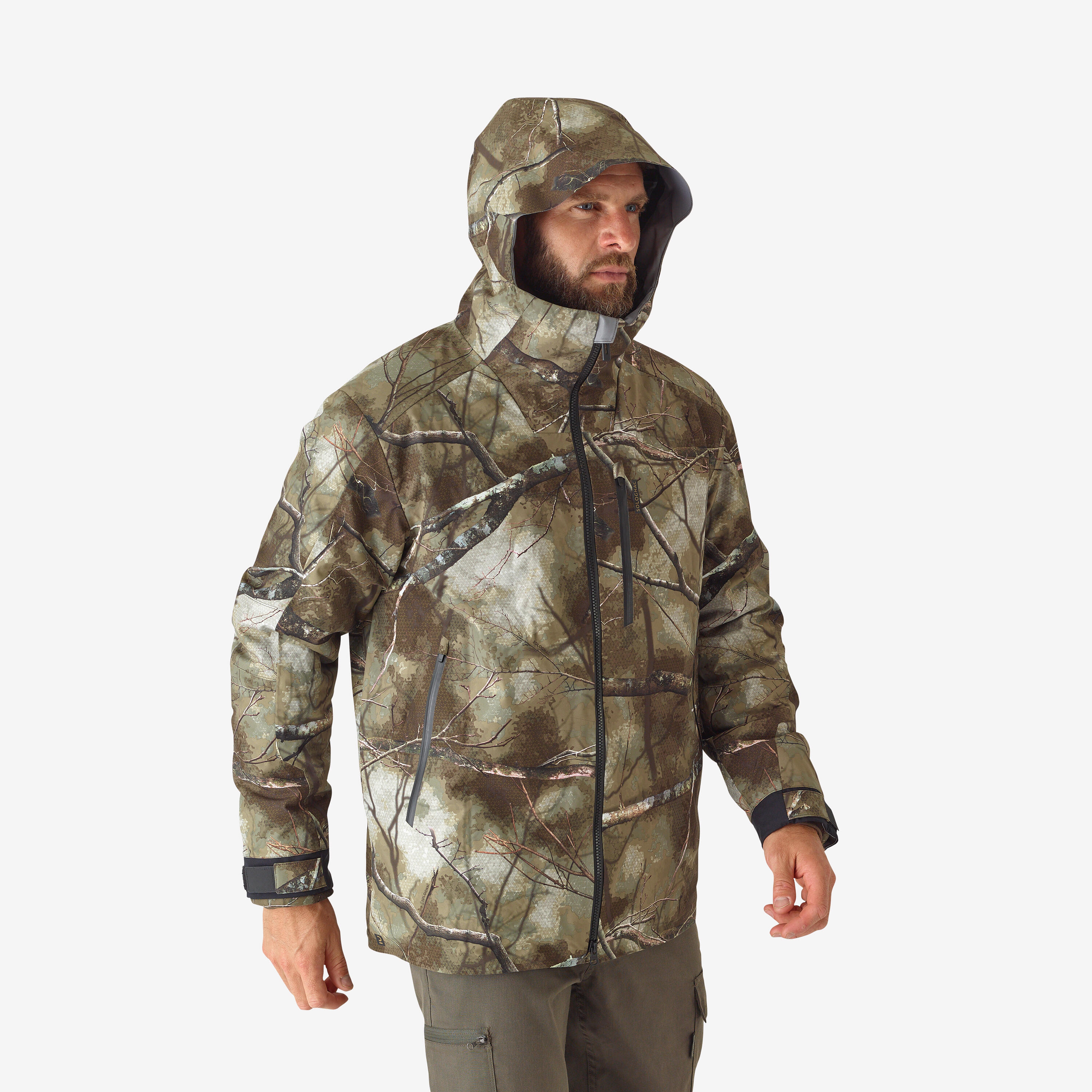 SOLOGNAC 3-IN-1 SILENT AND WATERPROOF WARM JACKET 900