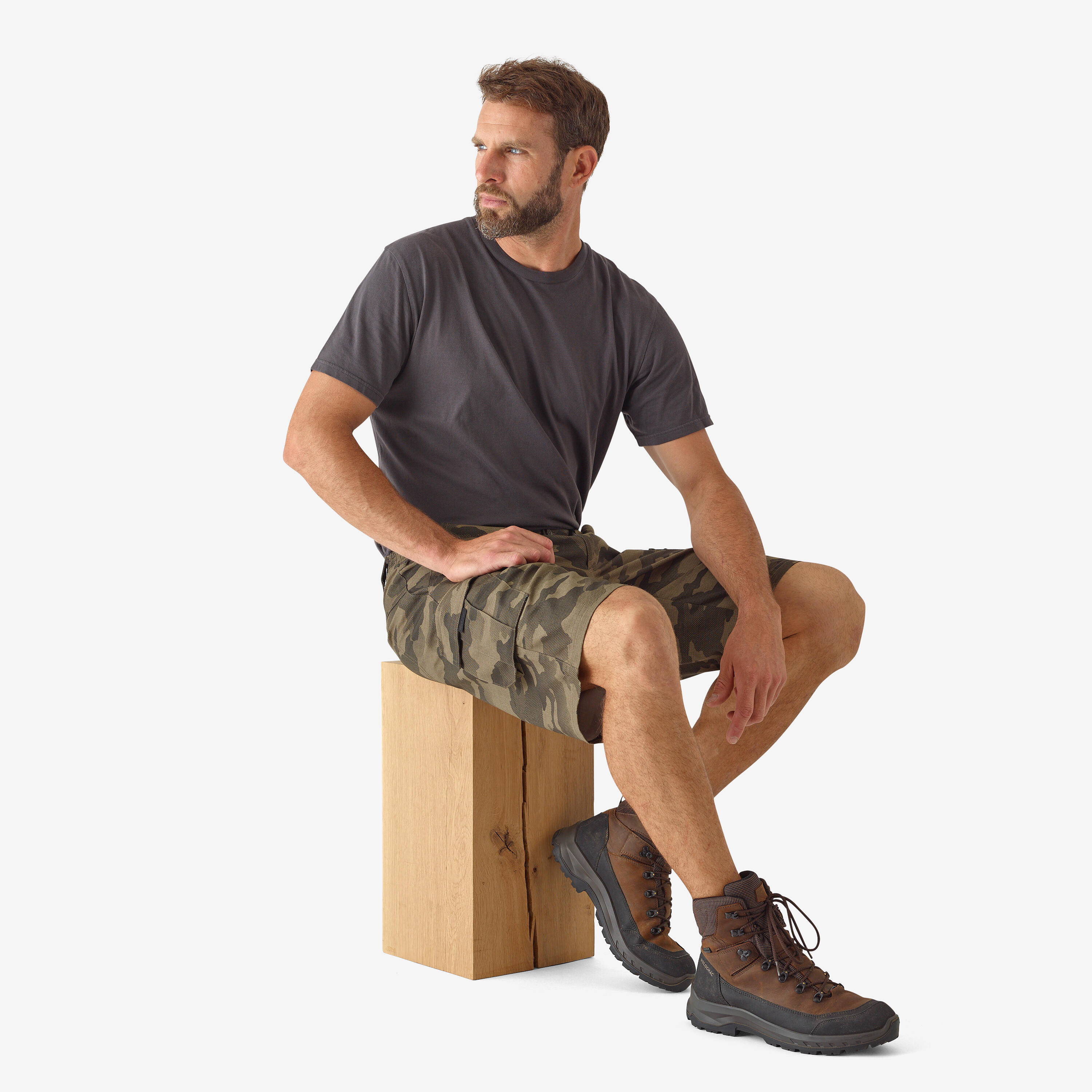 BERMUDA CARGO 500 CAMO HALFTONE BROWN 6/6
