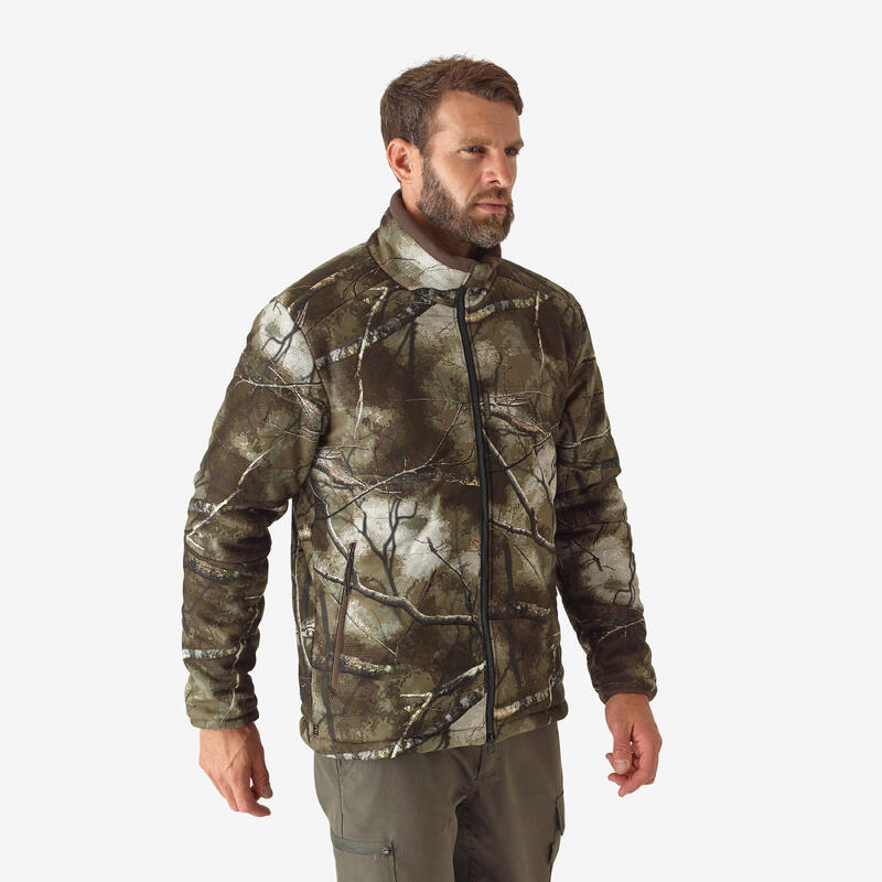 Chaqueta Caza Solognac 900 Calida 3 En 1 Impermeable Silenciosa Camuflaje