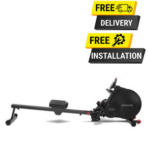 Rowing Machine Essential 120, 4kg Flywheel, 8 Resistance Levels, Max 130 kg